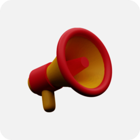 喇叭c4d 插图 模型 扁平化