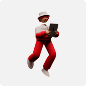 男孩c4d 插图 模型 扁平化