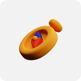 指南针c4d 插图 模型 扁平