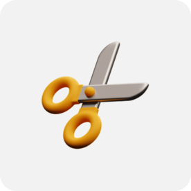 剪刀c4d 插图 模型 扁平化