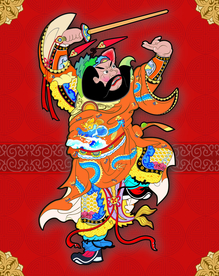 门神画像