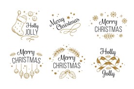 圣诞节字体特效图片