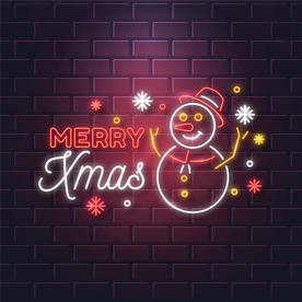 圣诞元素插画图片