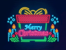 圣诞元素插画图片