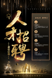 招聘招人企业活动宣传海报素材