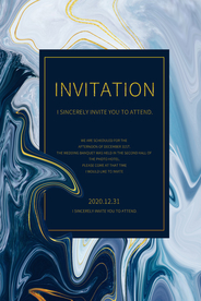 邀请函企业年会活动宣传海报素材