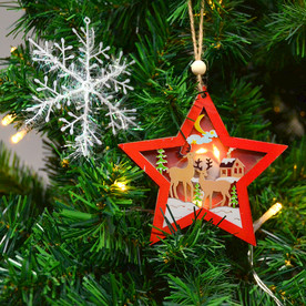 圣诞树挂饰 圣诞星星
