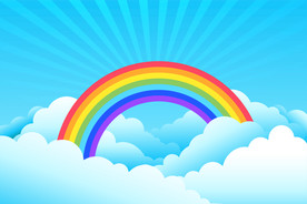 彩虹 彩色背景