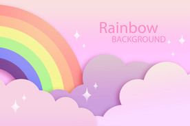 彩虹 彩色背景