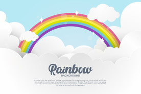 彩虹 彩色背景
