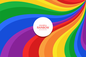 彩虹 彩色背景