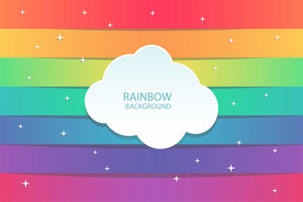 彩虹 彩色背景