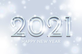 2021 新年展板背景