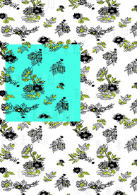 手绘花 大牌 男装 印花 定位