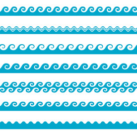 海浪 波浪 波纹