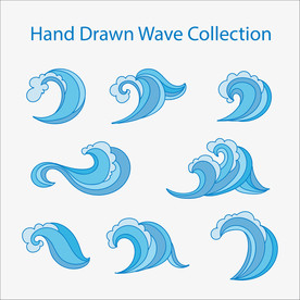 海浪 波浪 波纹