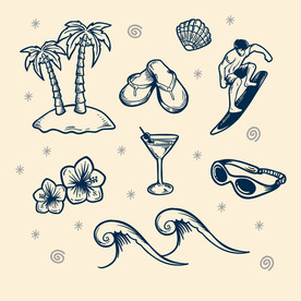 海浪 波浪 波纹