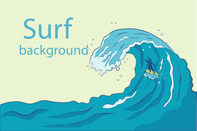 海浪 波浪 波纹