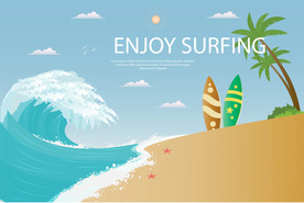 海浪 波浪 波纹