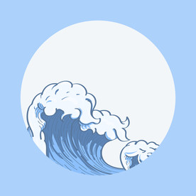 海浪 波浪 波纹