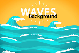 海浪 波浪 波纹