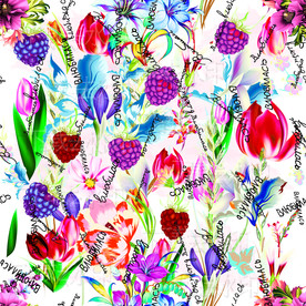 花卉 大牌 女装 印花 定位