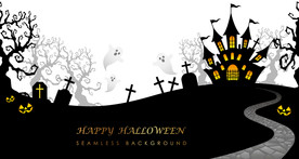 万圣节 鬼怪 蝙蝠