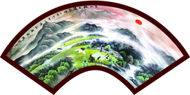 装饰画 民宿画 花开富贵 三联