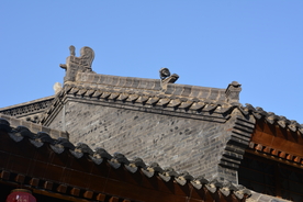 古建筑屋檐瓦砾瓦当