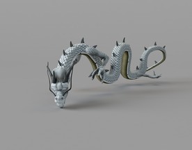 小白龙C4D模型