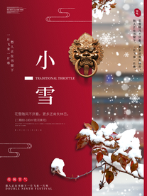 小雪海报