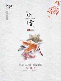 小雪海报