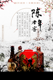陈年老窖白酒系列海报