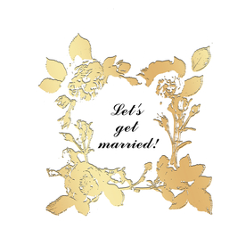 玫瑰 烫金背景纹路图