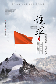 团队企业文化标语海报素材