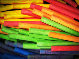 彩色粉笔