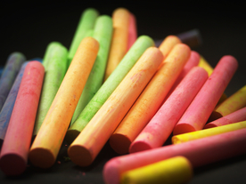 彩色粉笔