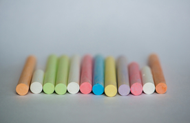 彩色粉笔