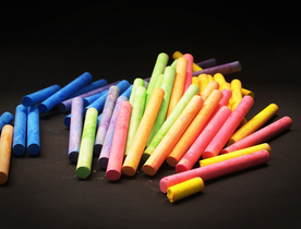 彩色粉笔