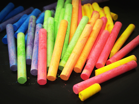 彩色粉笔