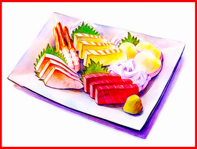 插画 甜品 糕点