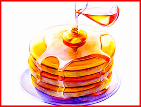 蛋糕 手绘 插画