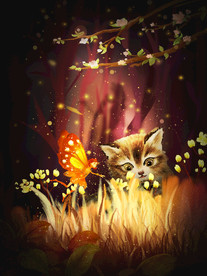 梦觉创意小清新动物合成海报设计