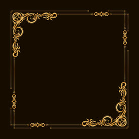欧式花纹边框
