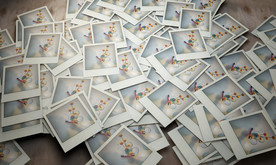 C4D 模型 拍立得照片