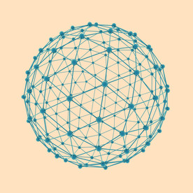 C4D 模型抽象球体结构