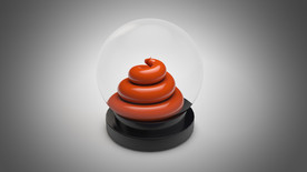 C4D 模型 大便 水晶 玻璃