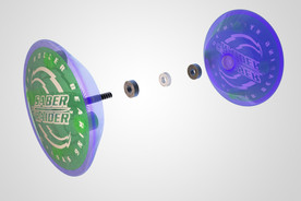 C4D 模型溜溜球结构拆分