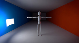 C4D 模型 动画掉落的海滩球