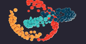 C4D 模型 汇集的球体